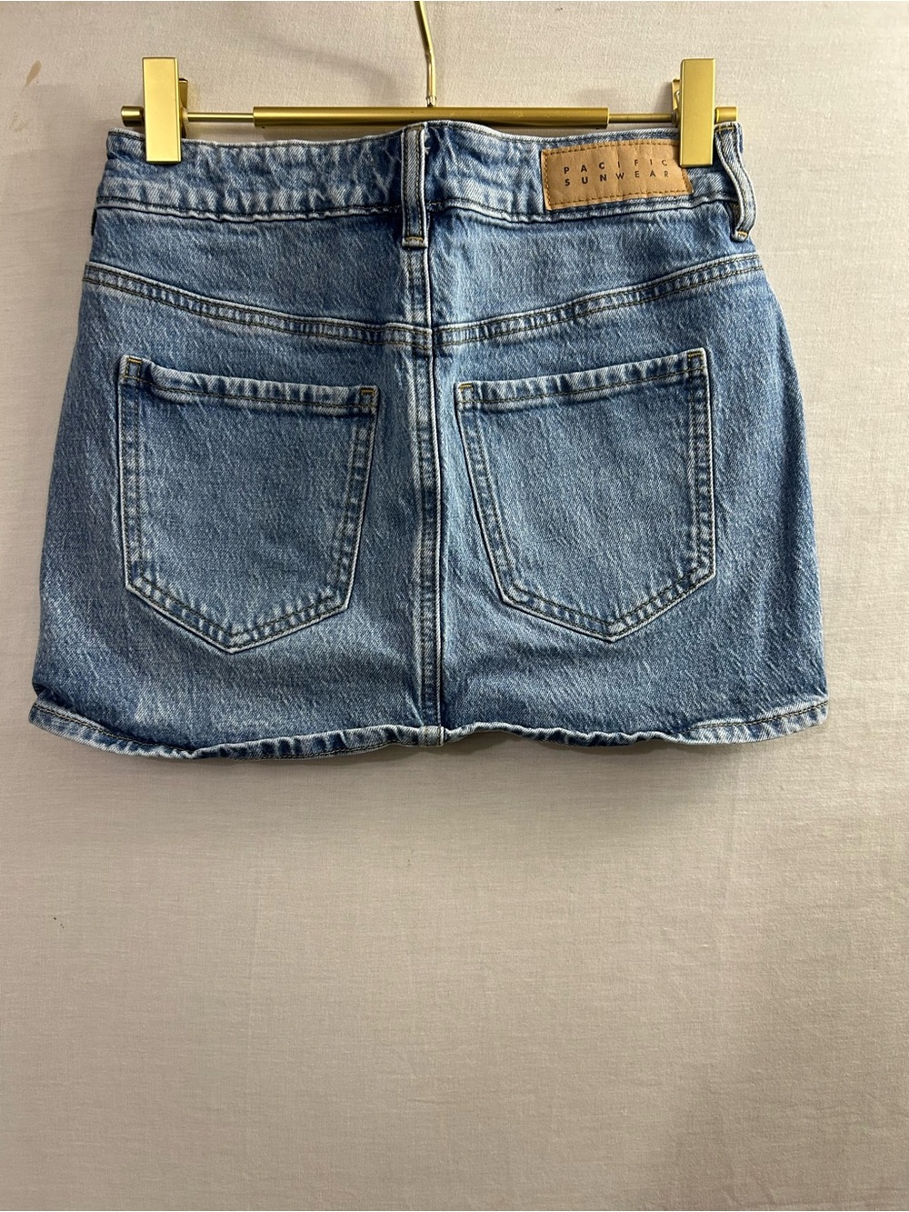 PacSun light-wash denim mini skirt - Picture 2 of 5
